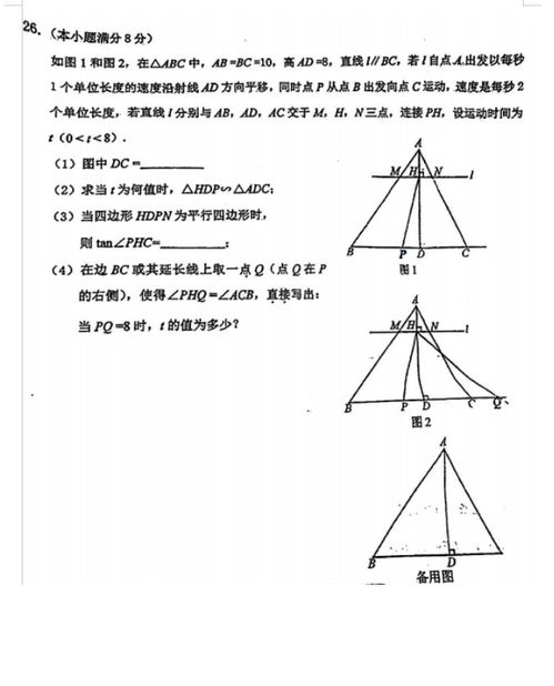 2024河北石家庄外国语教育集团九年级上学期数学月考试卷 图片版 8